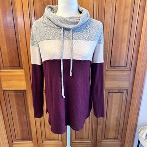 market & spruce cowl neck sweater